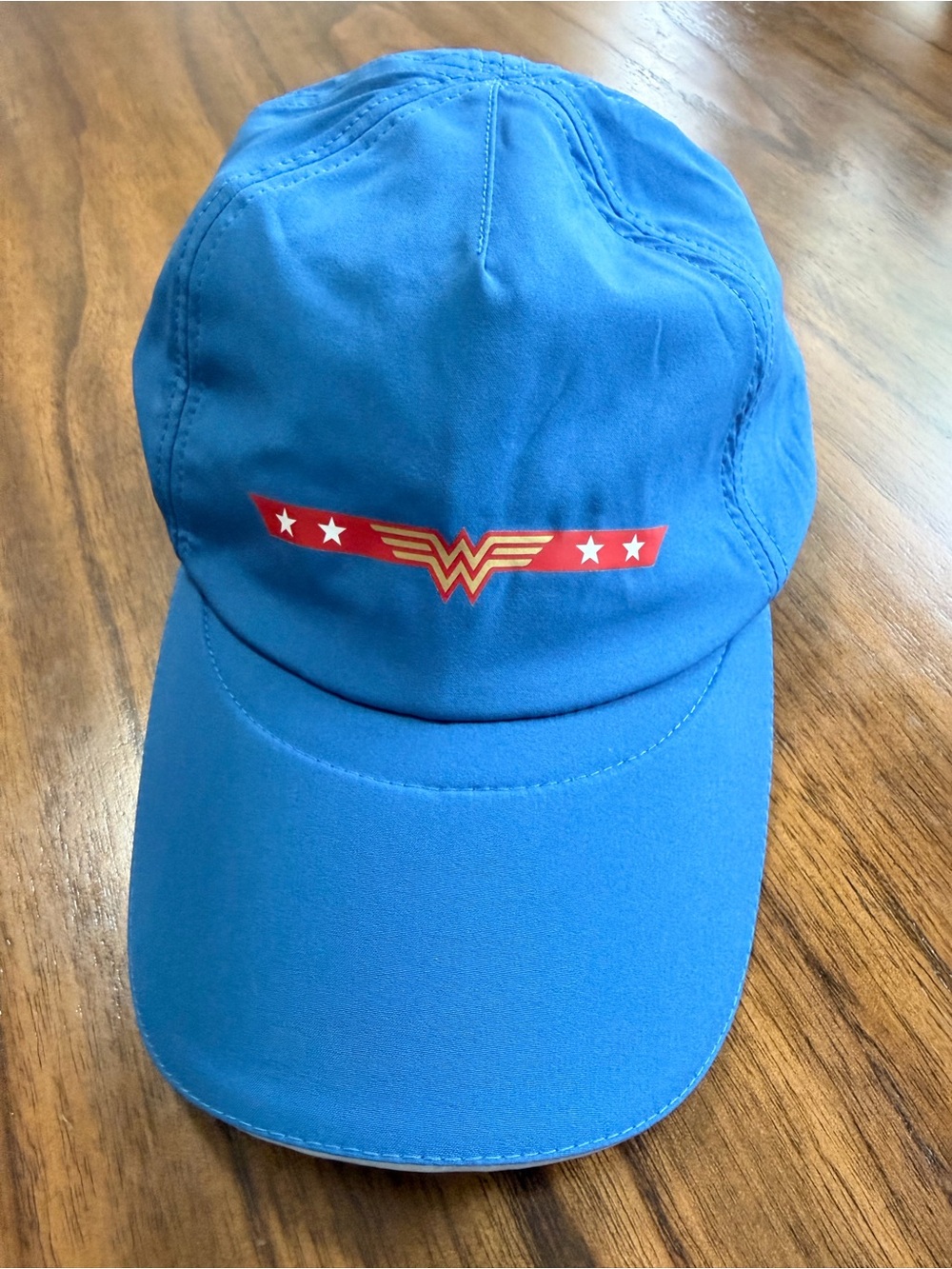 Wonder Woman Hat Cap Women Blue Red Star Lightweight One Size DC Comics Baseball